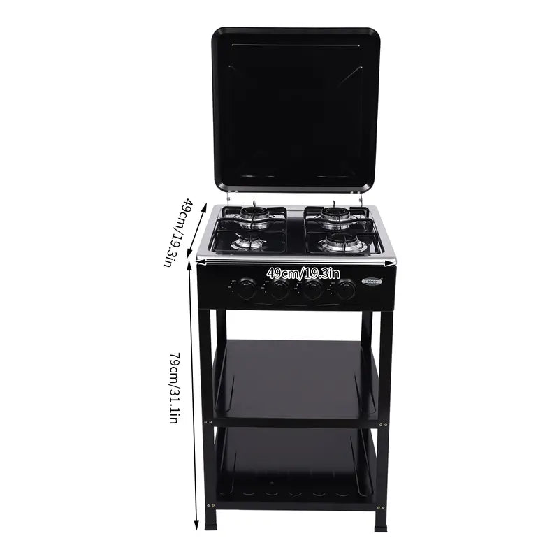 💥💥 🍳 4 Burner Outdoor Gas Stove | Natural Gas & LPG Compatible