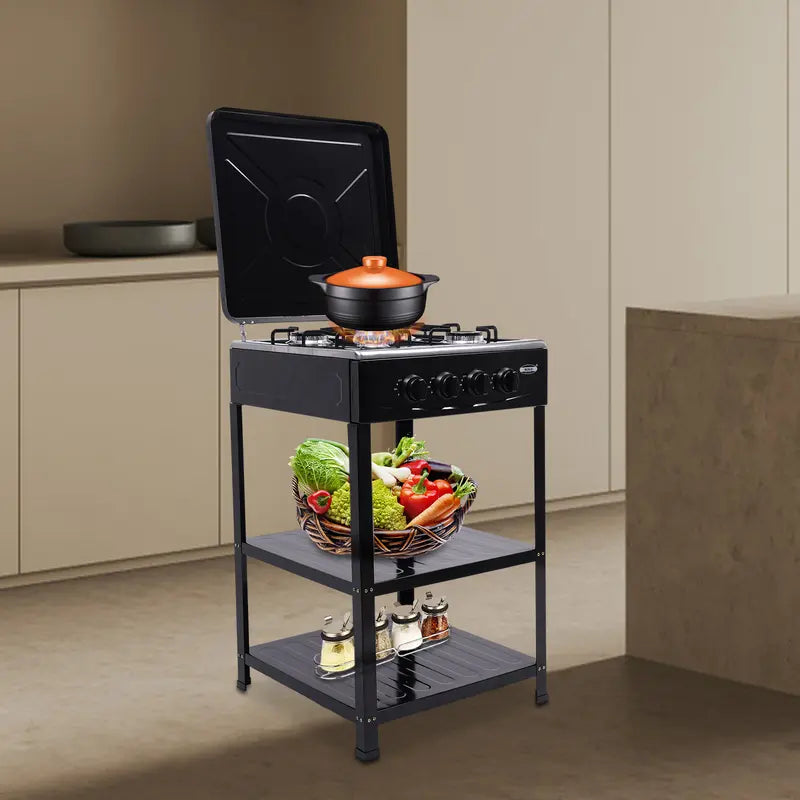 💥💥 🍳 4 Burner Outdoor Gas Stove | Natural Gas & LPG Compatible