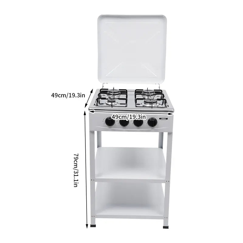 💥💥 🍳 4 Burner Outdoor Gas Stove | Natural Gas & LPG Compatible