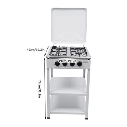 💥💥 🍳 4 Burner Outdoor Gas Stove | Natural Gas & LPG Compatible
