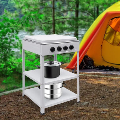 💥💥 🍳 4 Burner Outdoor Gas Stove | Natural Gas & LPG Compatible