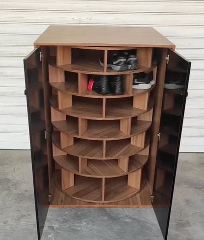 💪High-end quality🎉Clearance sale Large capacity rotating shoe rack（🎁Special Sale—Free Shipping）