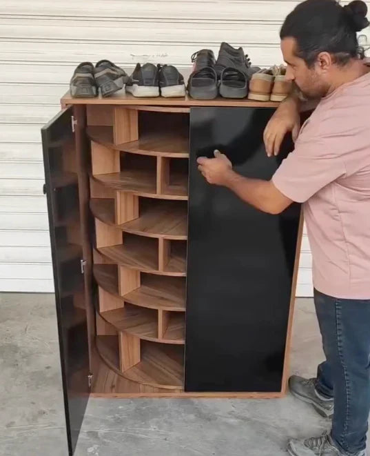 💪High-end quality🎉Clearance sale Large capacity rotating shoe rack（🎁Special Sale—Free Shipping）