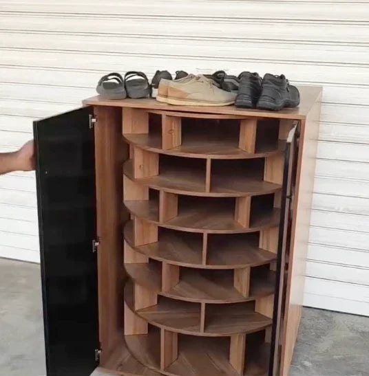 💪High-end quality🎉Clearance sale Large capacity rotating shoe rack（🎁Special Sale—Free Shipping）