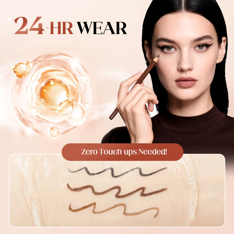 Ultra-Pigmented Beachproof Gel Pencil Eyeliner With Free Sharpener💛