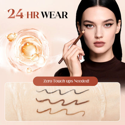 💜LAST DAY - BUY 1 GET 1 FREE-24HR Waterproof Eyeliner Duo Sharpenable Eye Pencil