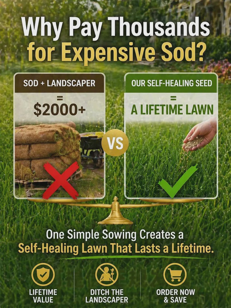 [99% Germination Rate in 7 Days] Multi-Variety Grass Seeds