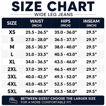 ⚡Women's Low Rise Wide Leg Jeans