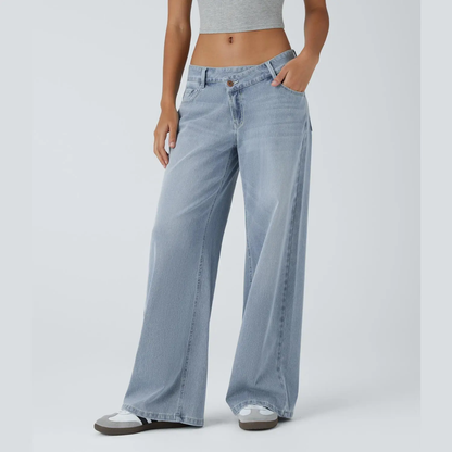 ⚡Women's Low Rise Wide Leg Jeans