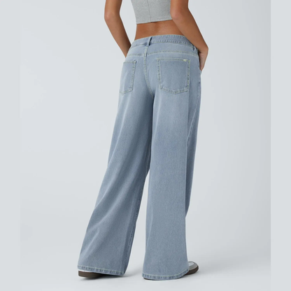 ⚡Women's Low Rise Wide Leg Jeans