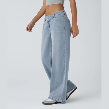 ⚡Women's Low Rise Wide Leg Jeans