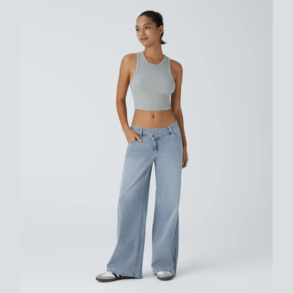⚡Women's Low Rise Wide Leg Jeans