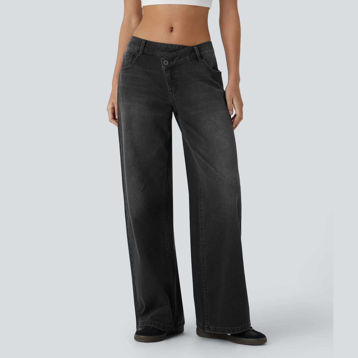⚡Women's Low Rise Wide Leg Jeans