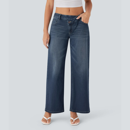 ⚡Women's Low Rise Wide Leg Jeans
