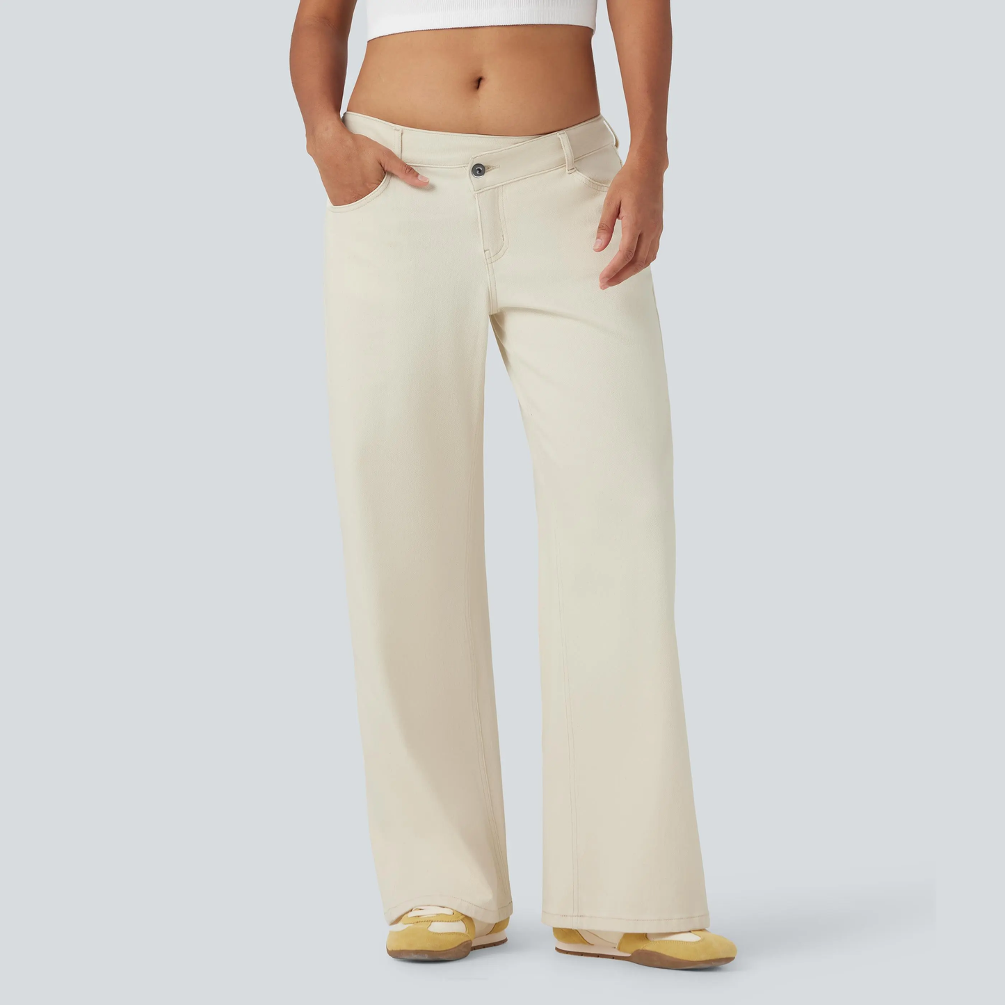 ⚡Women's Low Rise Wide Leg Jeans